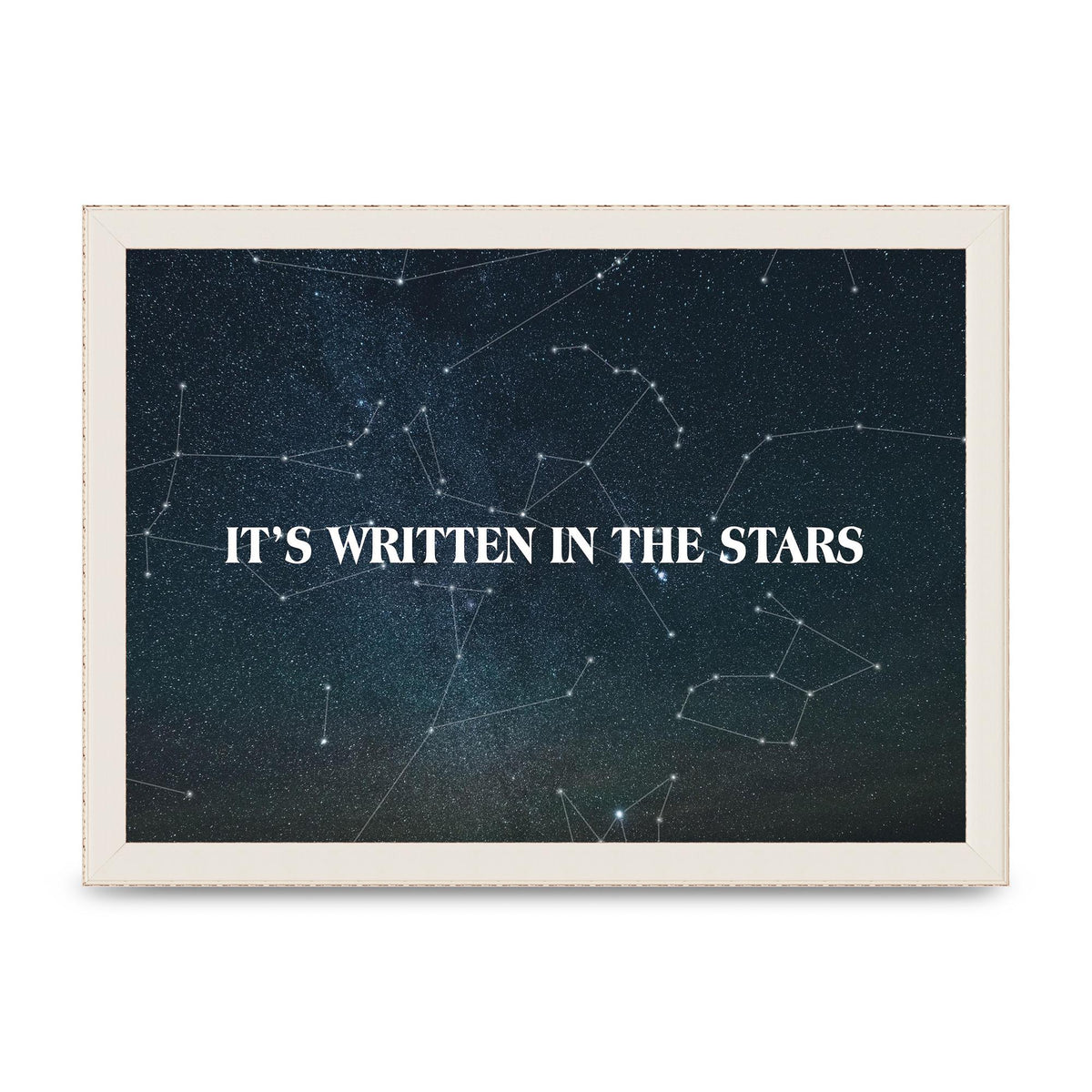 Its Written In" Art For The Home - A4 framed