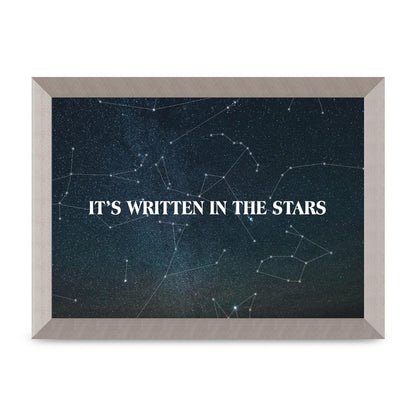 Its Written In" Art For The Home - A4 framed