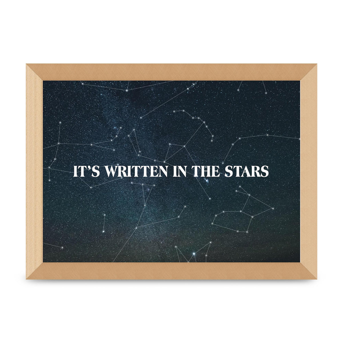Its Written In" Art For The Home - A4 framed