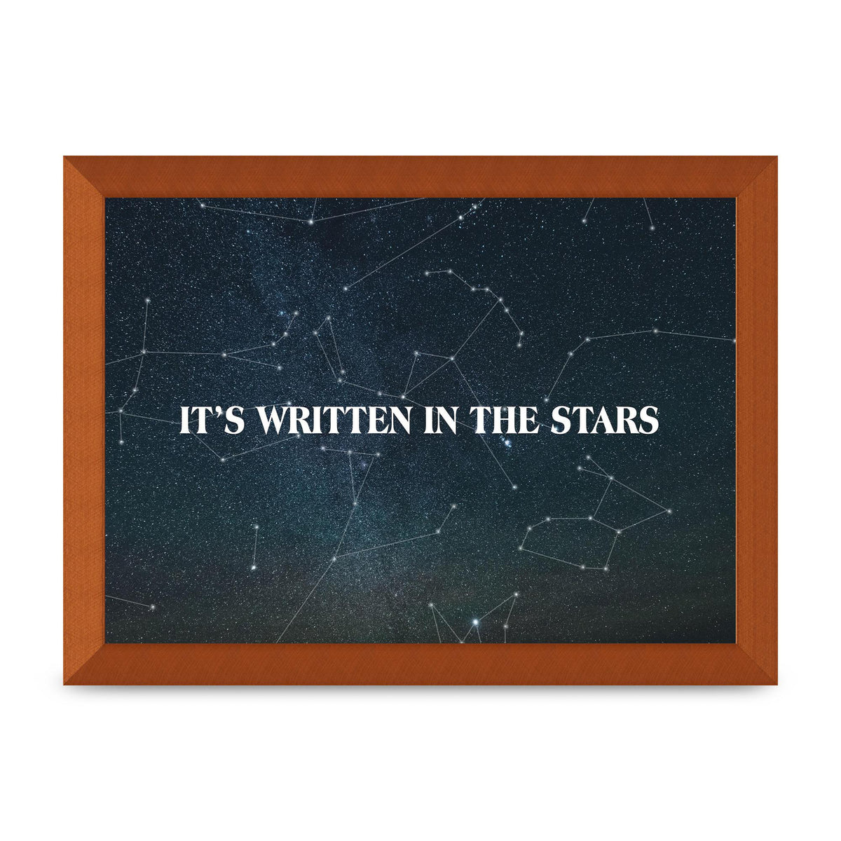 Its Written In" Art For The Home - A4 framed