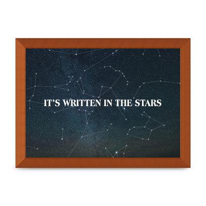 Its Written In" Art For The Home - A4 framed