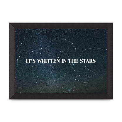 Its Written In" Art For The Home - A4 framed