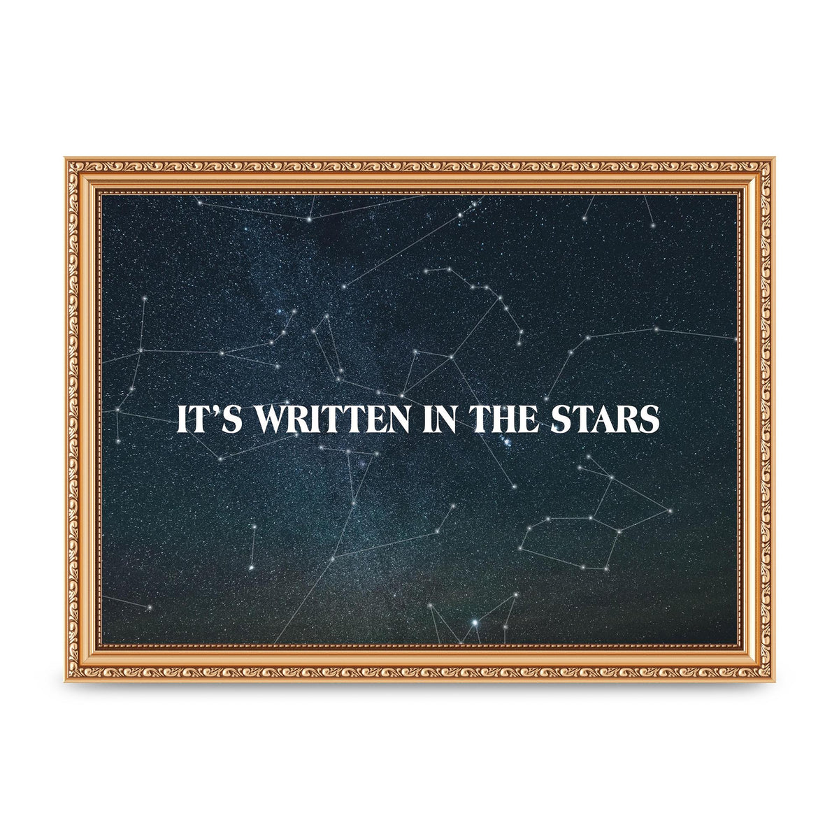 Its Written In" Art For The Home - A4 framed