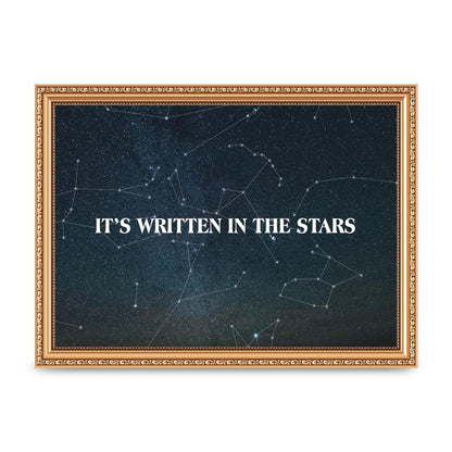 Its Written In" Art For The Home - A4 framed
