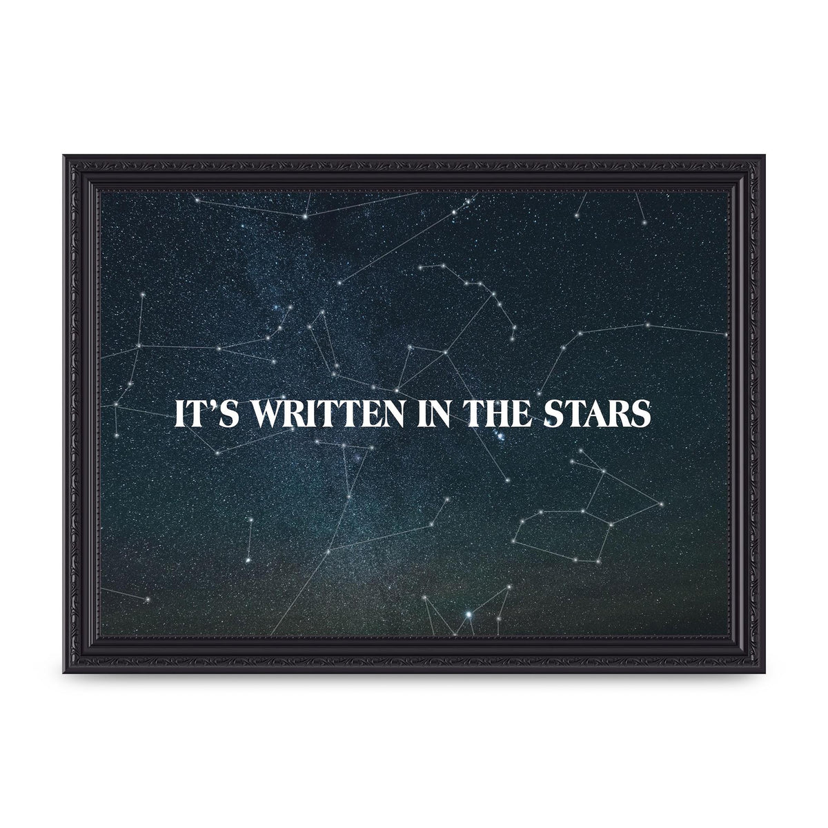 Its Written In" Art For The Home - A4 framed