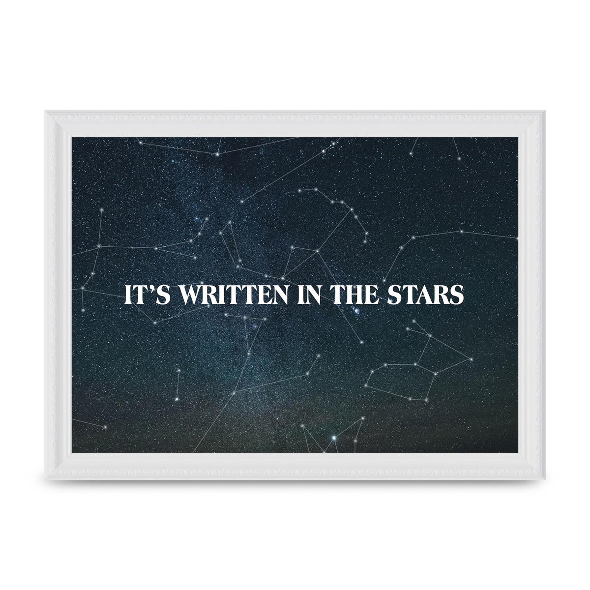 Its Written In" Art For The Home - A4 framed