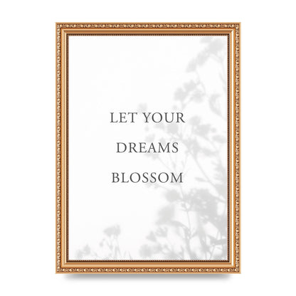 Let You Dreams Blossom" Art For The Home - A4 framed