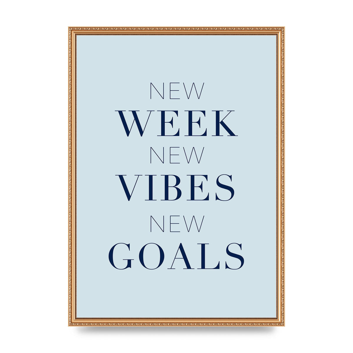 New Week" Wall Art - A2 framed
