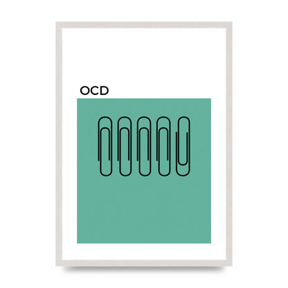 Ocd Art For The Home - A2 framed
