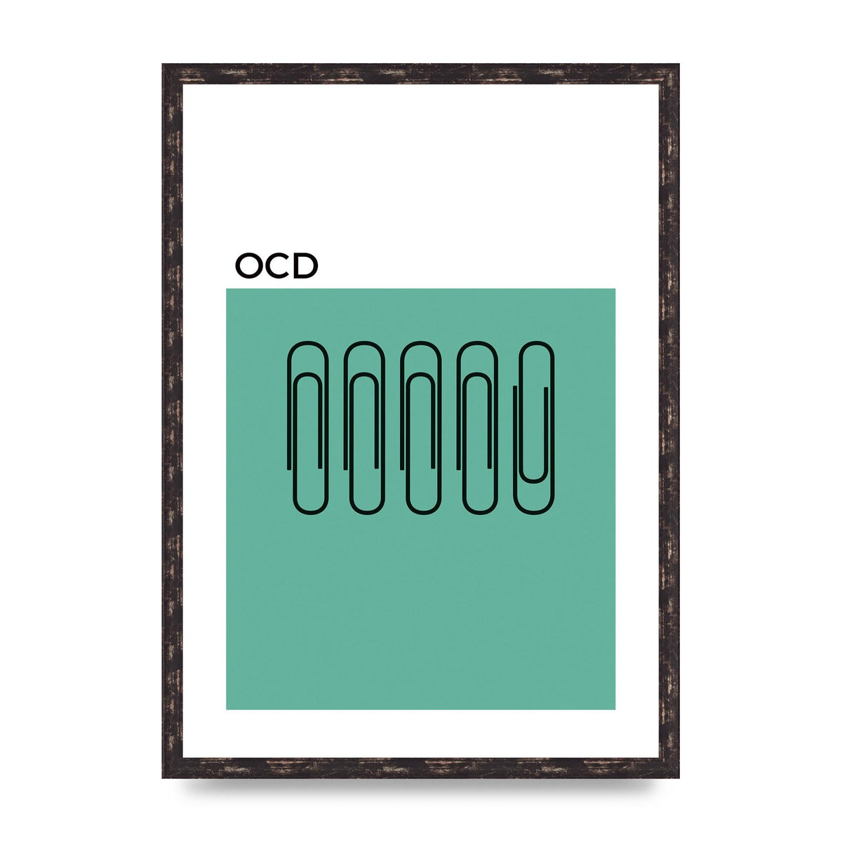Ocd Art For The Home - A2 framed