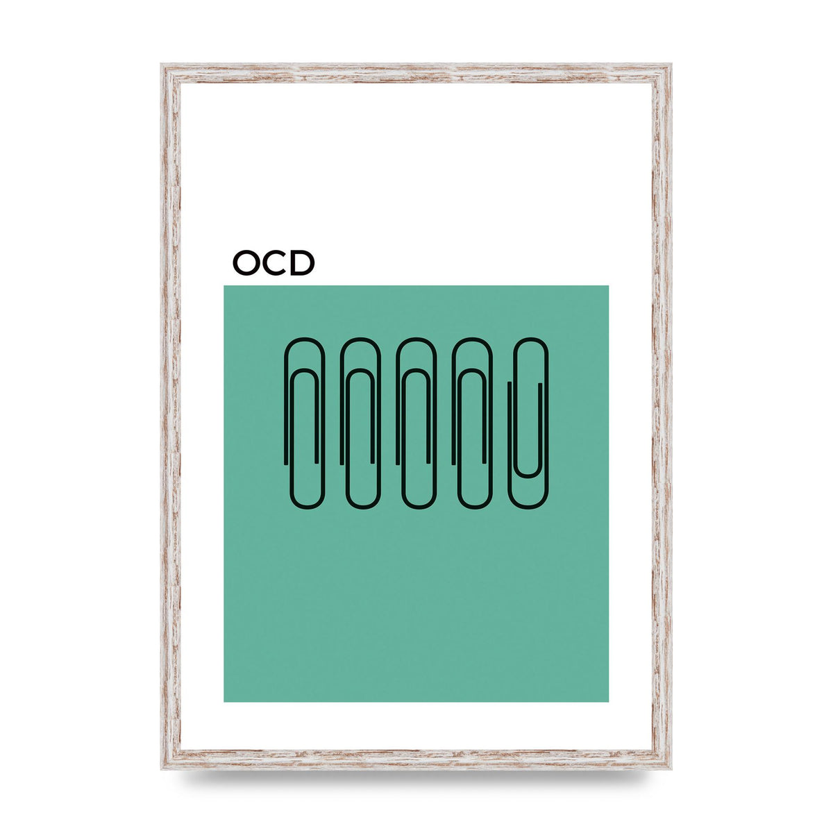 Ocd Art For The Home - A2 framed