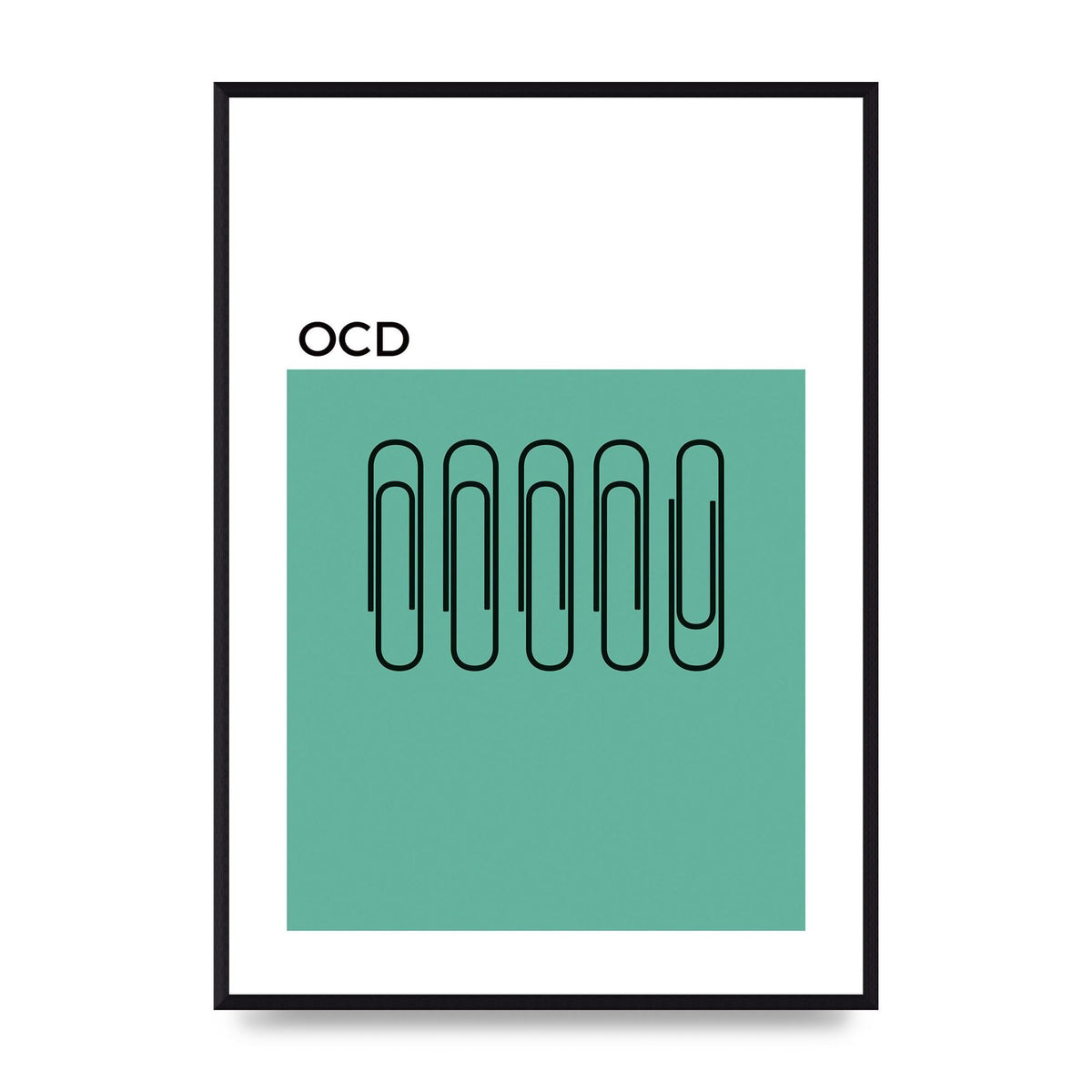 Ocd Art For The Home - A2 framed