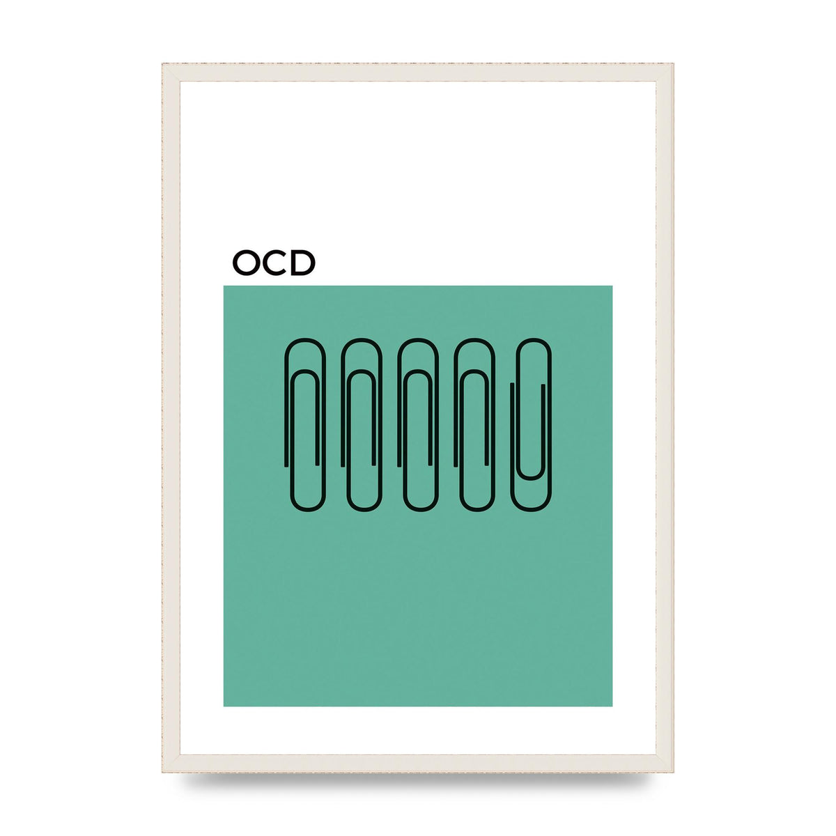 Ocd Art For The Home - A2 framed