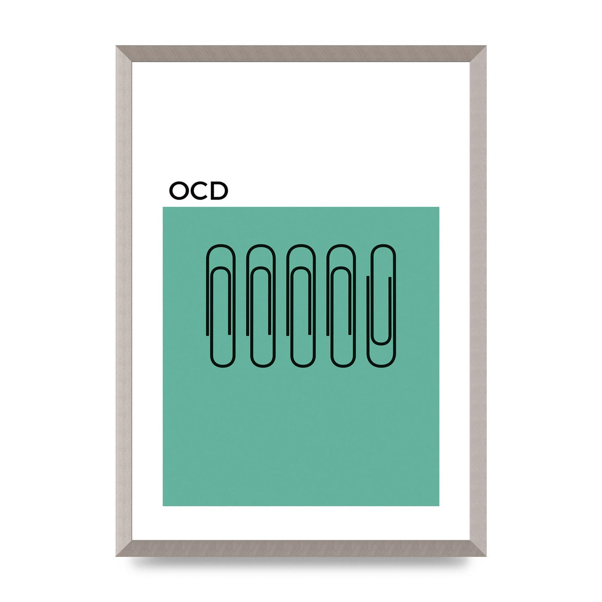 Ocd Art For The Home - A2 framed