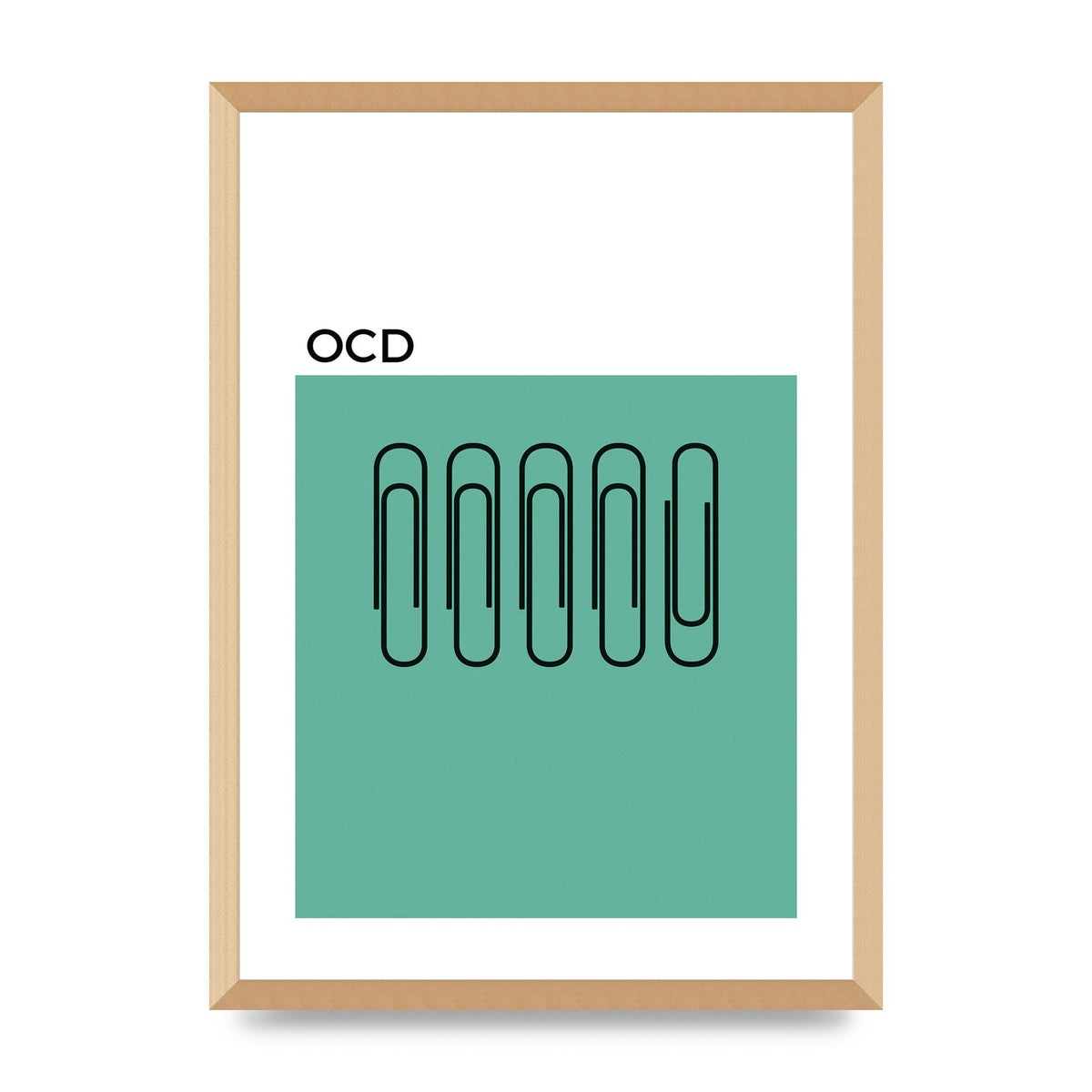 Ocd Art For The Home - A2 framed