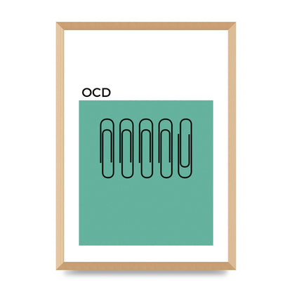 Ocd Art For The Home - A2 framed