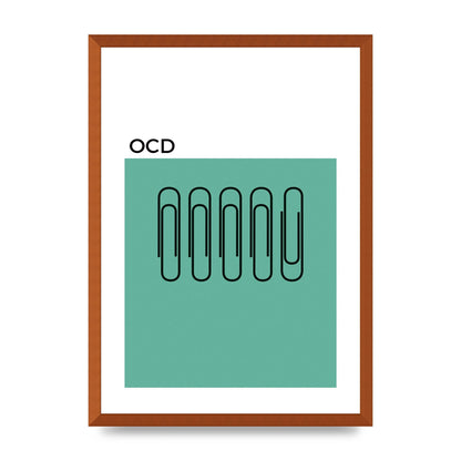 Ocd Art For The Home - A2 framed