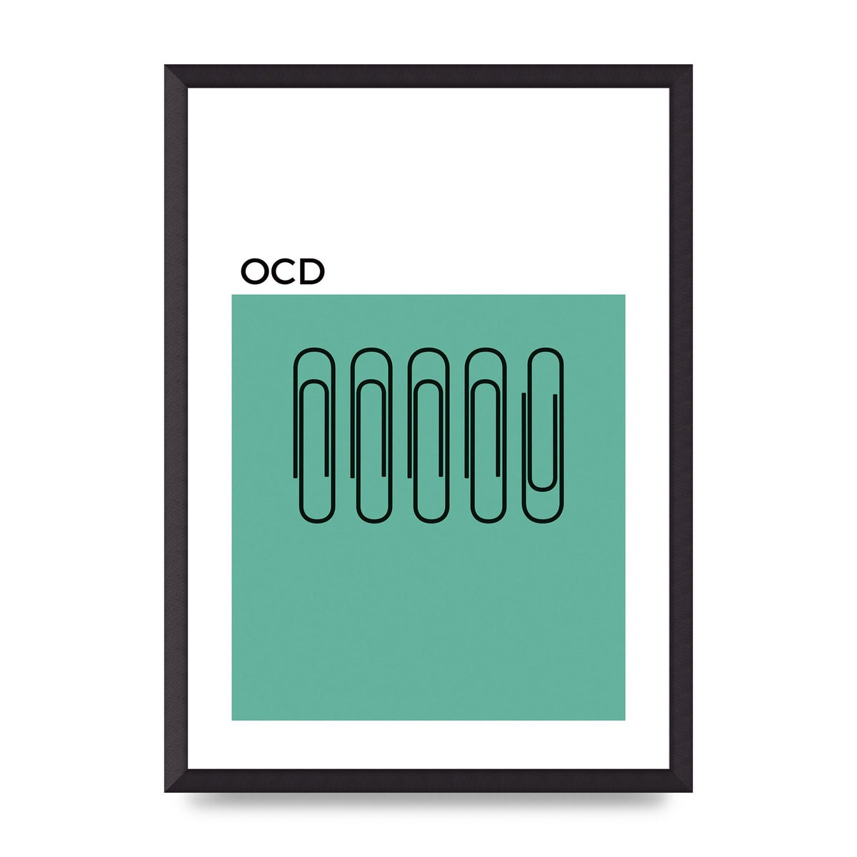Ocd Art For The Home - A2 framed