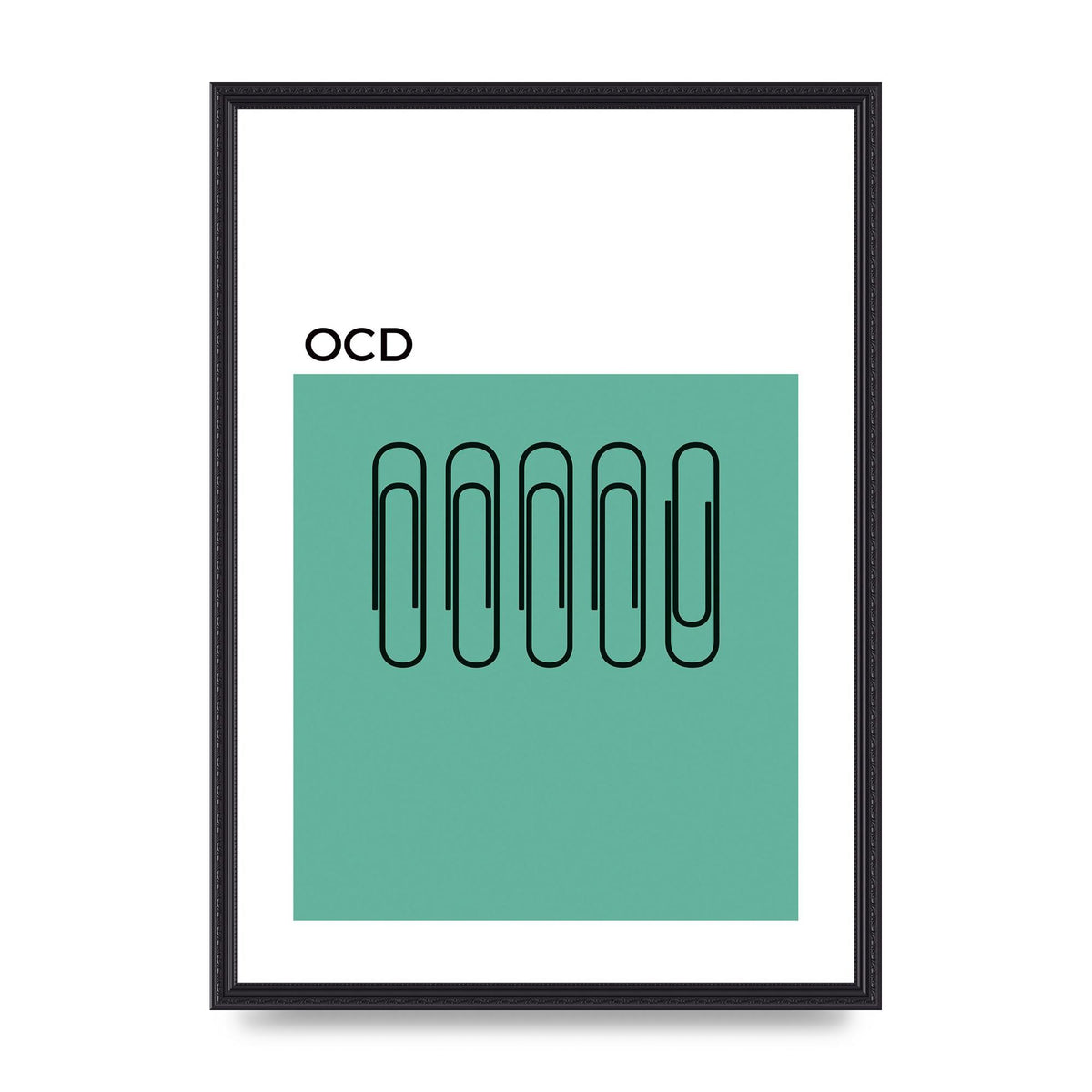 Ocd Art For The Home - A2 framed