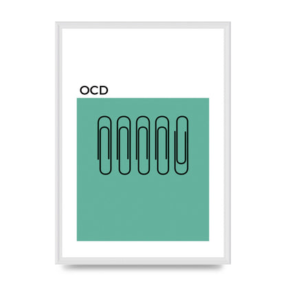 Ocd Art For The Home - A2 framed