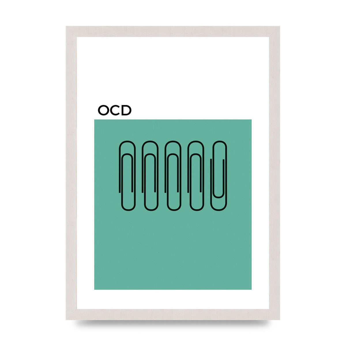Ocd Art For The Home - A3 framed