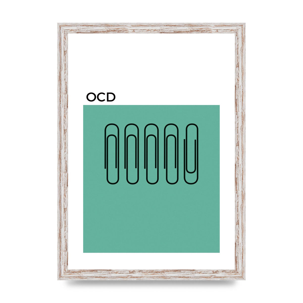 Ocd Art For The Home - A3 framed