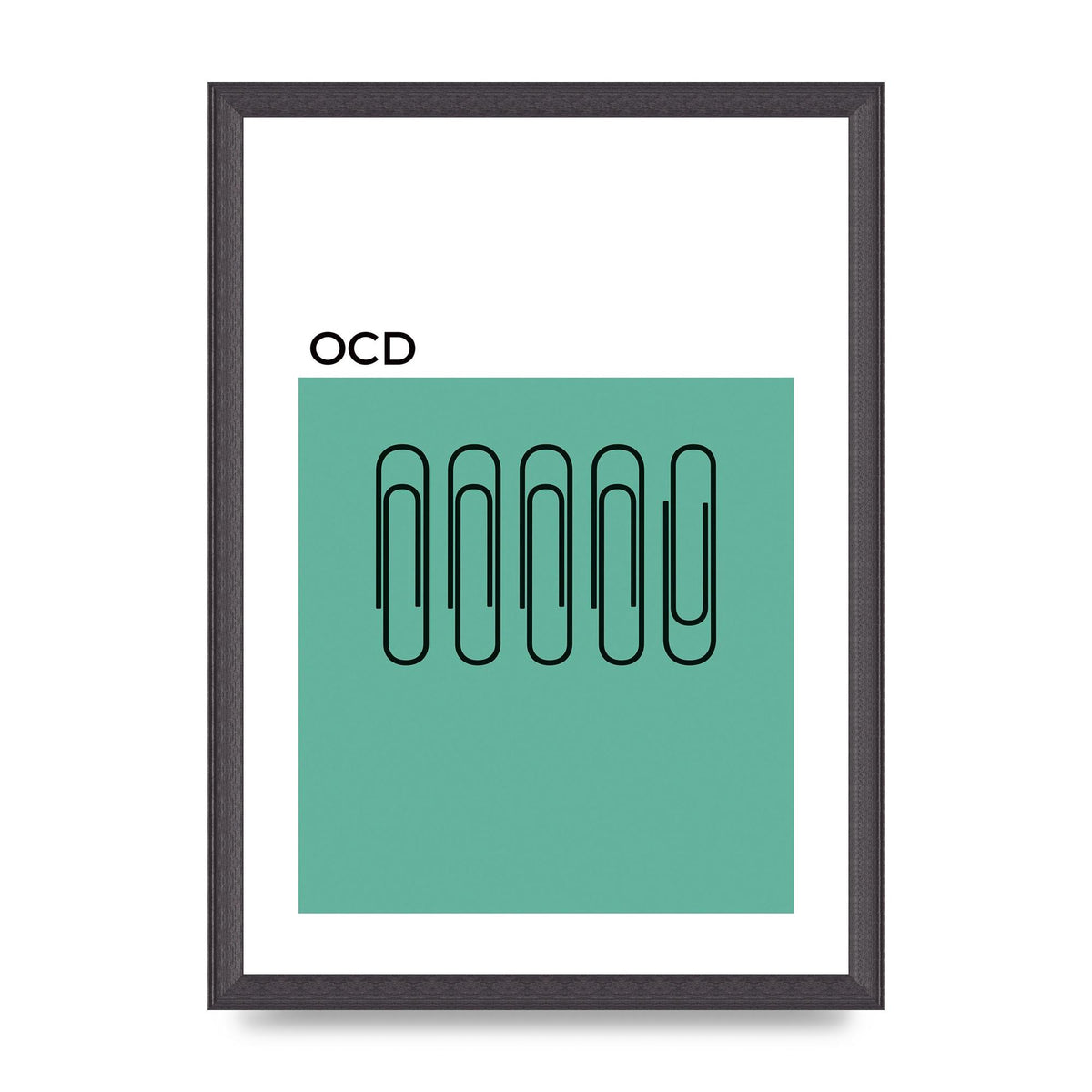 Ocd Art For The Home - A3 framed