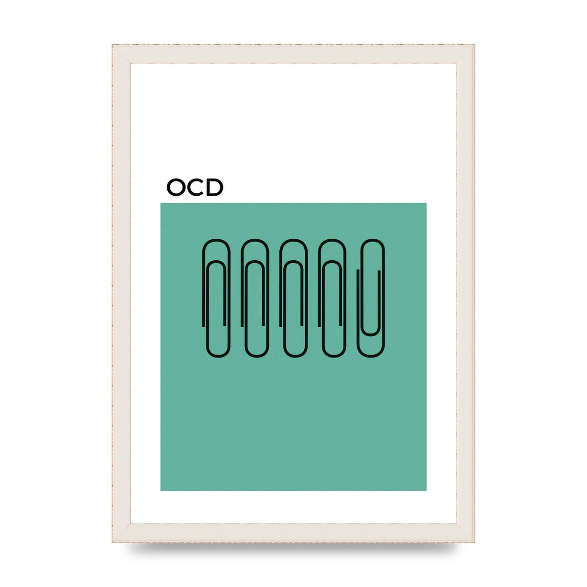 Ocd Art For The Home - A3 framed