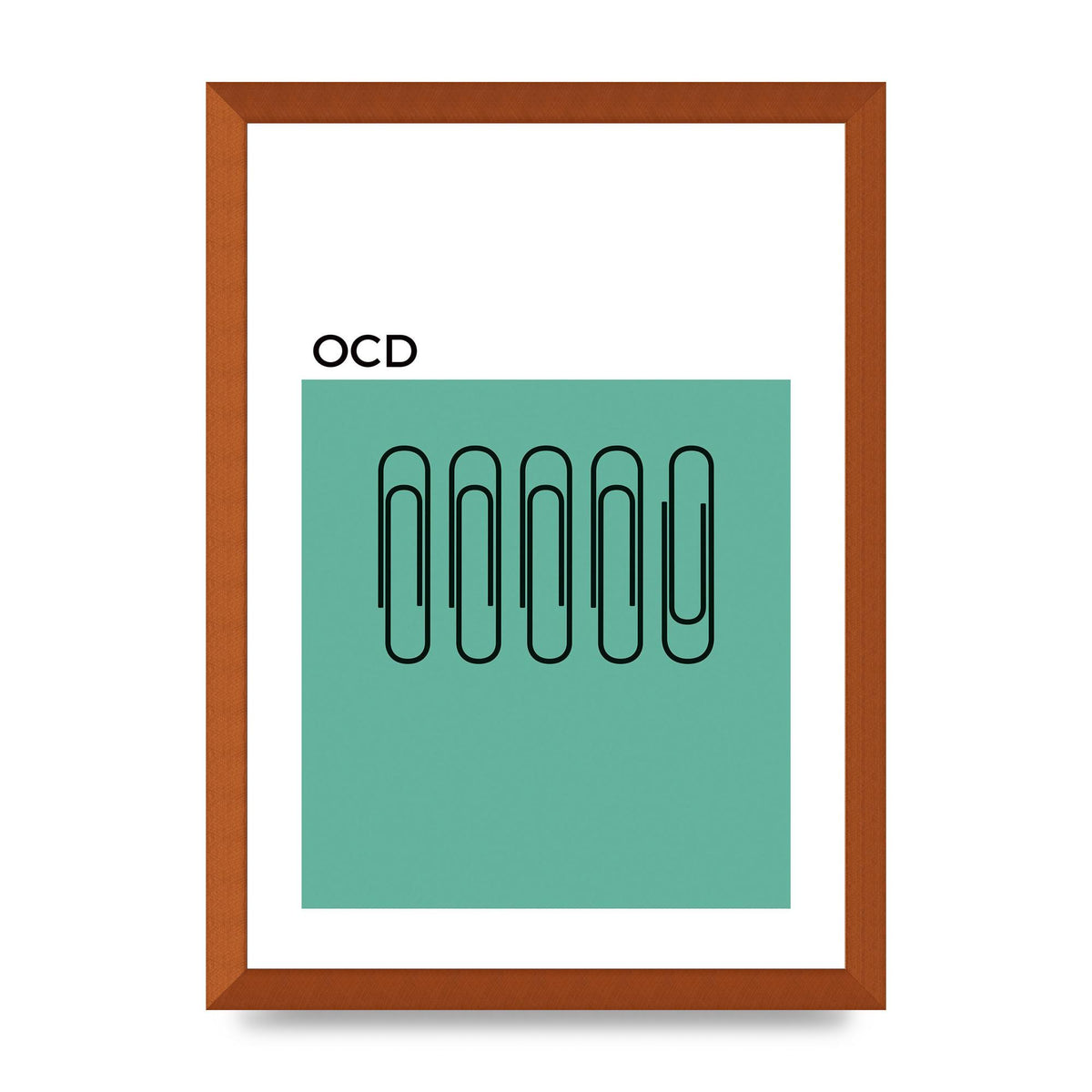 Ocd Art For The Home - A3 framed
