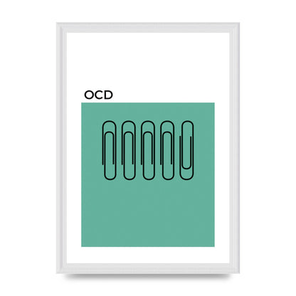 Ocd Art For The Home - A3 framed
