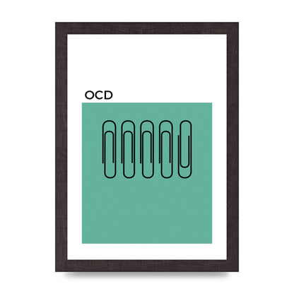 Ocd Art For The Home - A4 framed