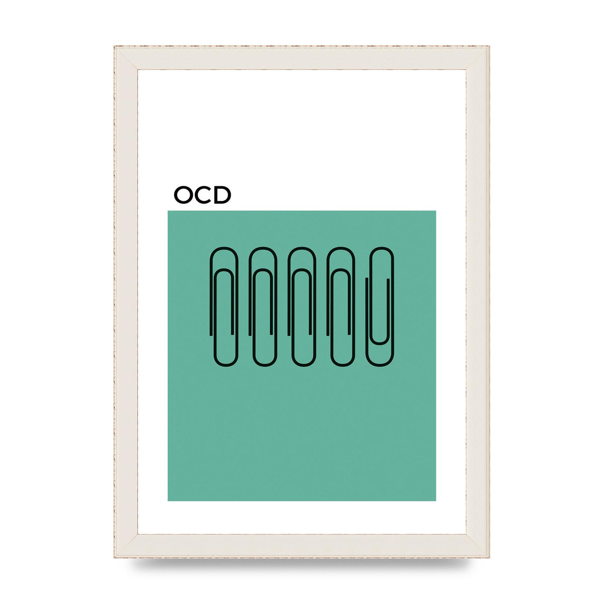 Ocd Art For The Home - A4 framed