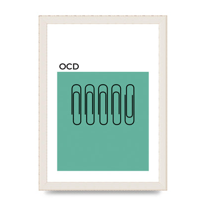 Ocd Art For The Home - A4 framed