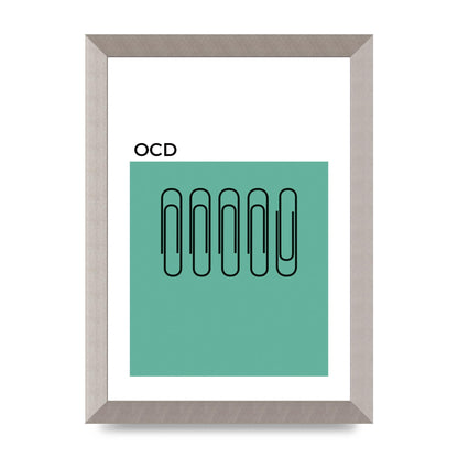 Ocd Art For The Home - A4 framed
