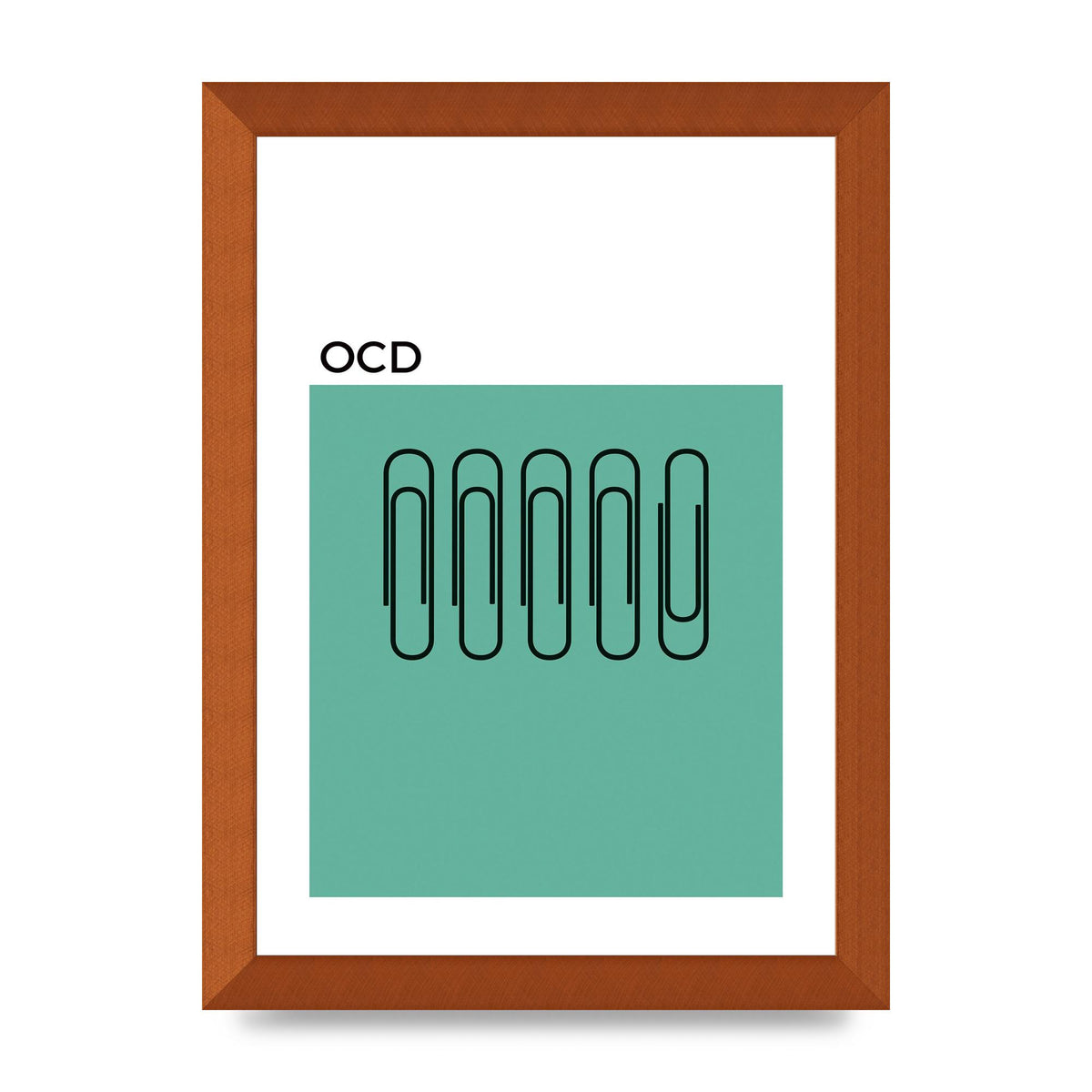 Ocd Art For The Home - A4 framed