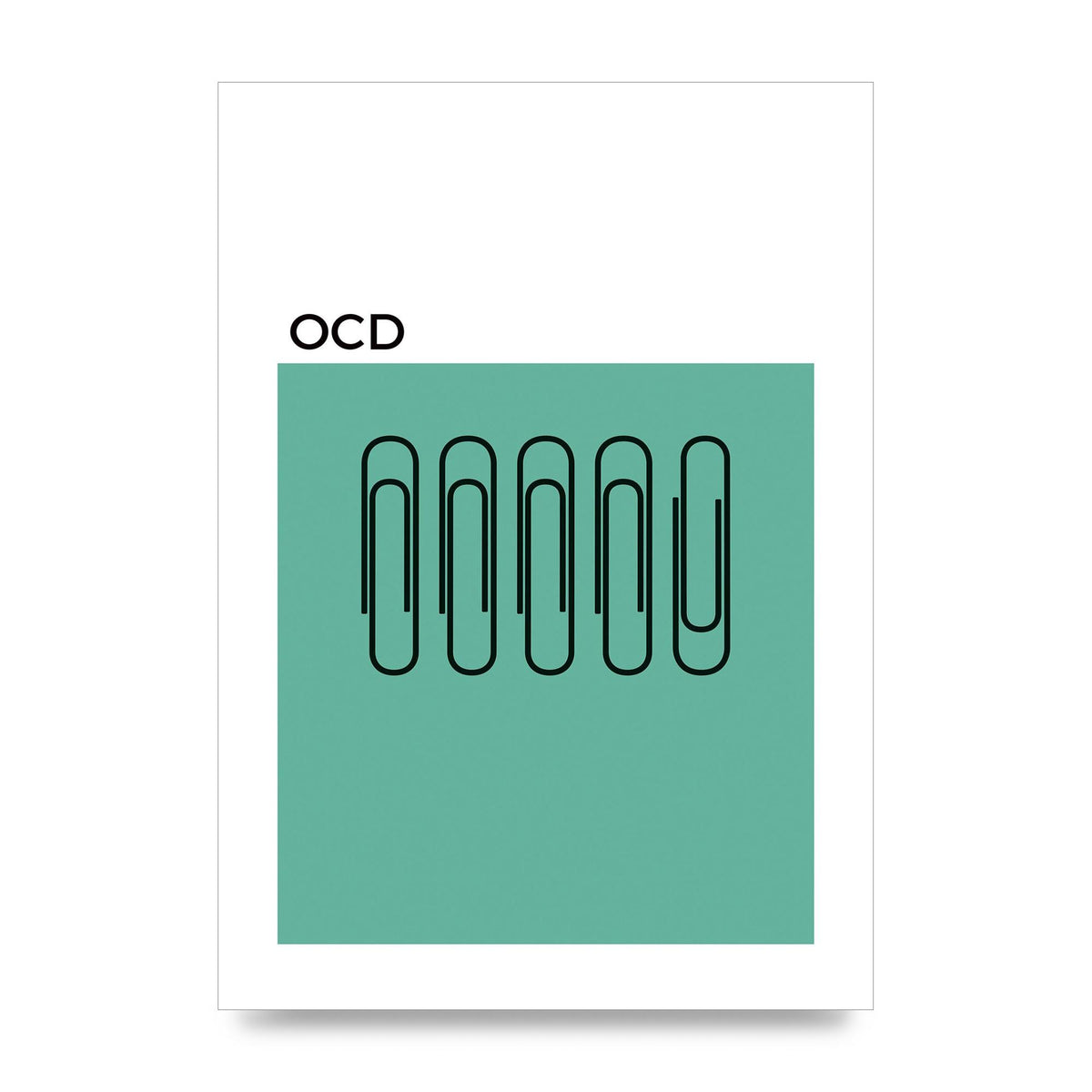 Ocd Art For The Home - unframed print