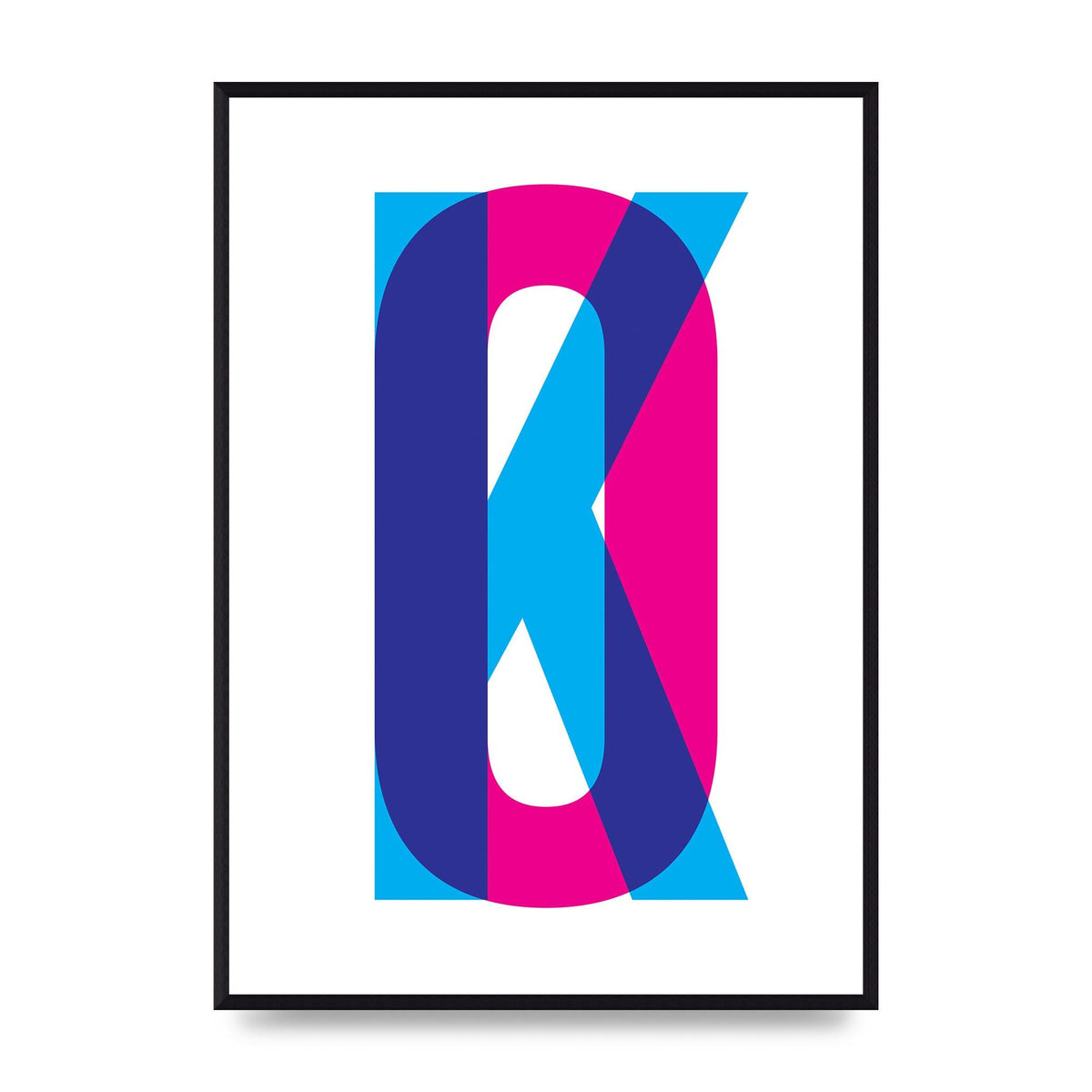Ok Printed Poster - A2 framed