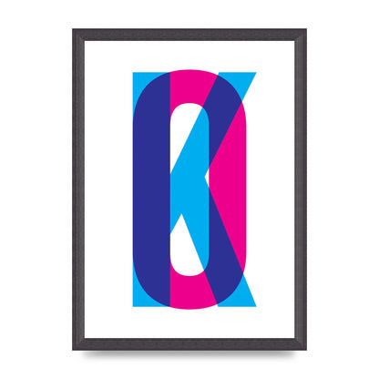 Ok Printed Poster - A3 framed