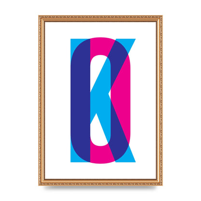 Ok Printed Poster - A3 framed