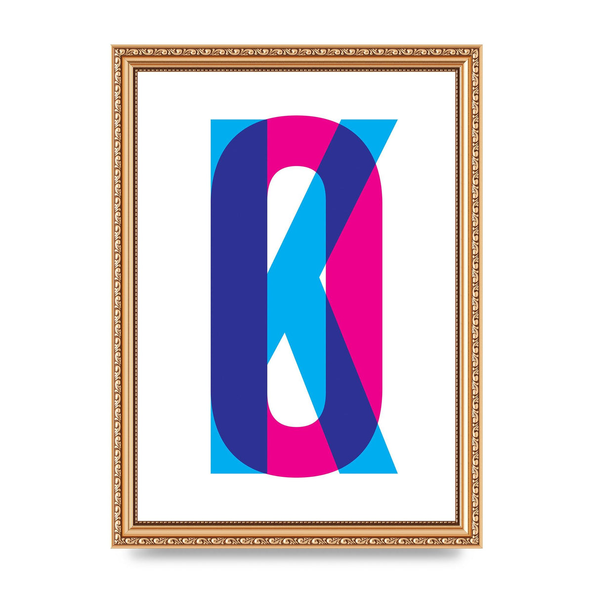 Ok Printed Poster - A4 framed