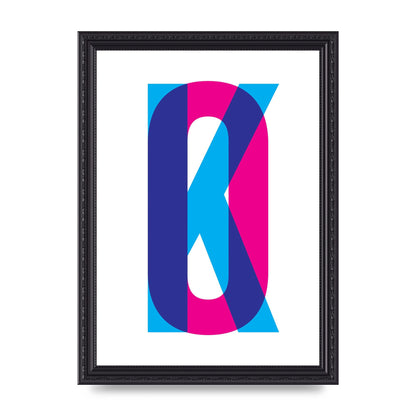 Ok Printed Poster - A4 framed