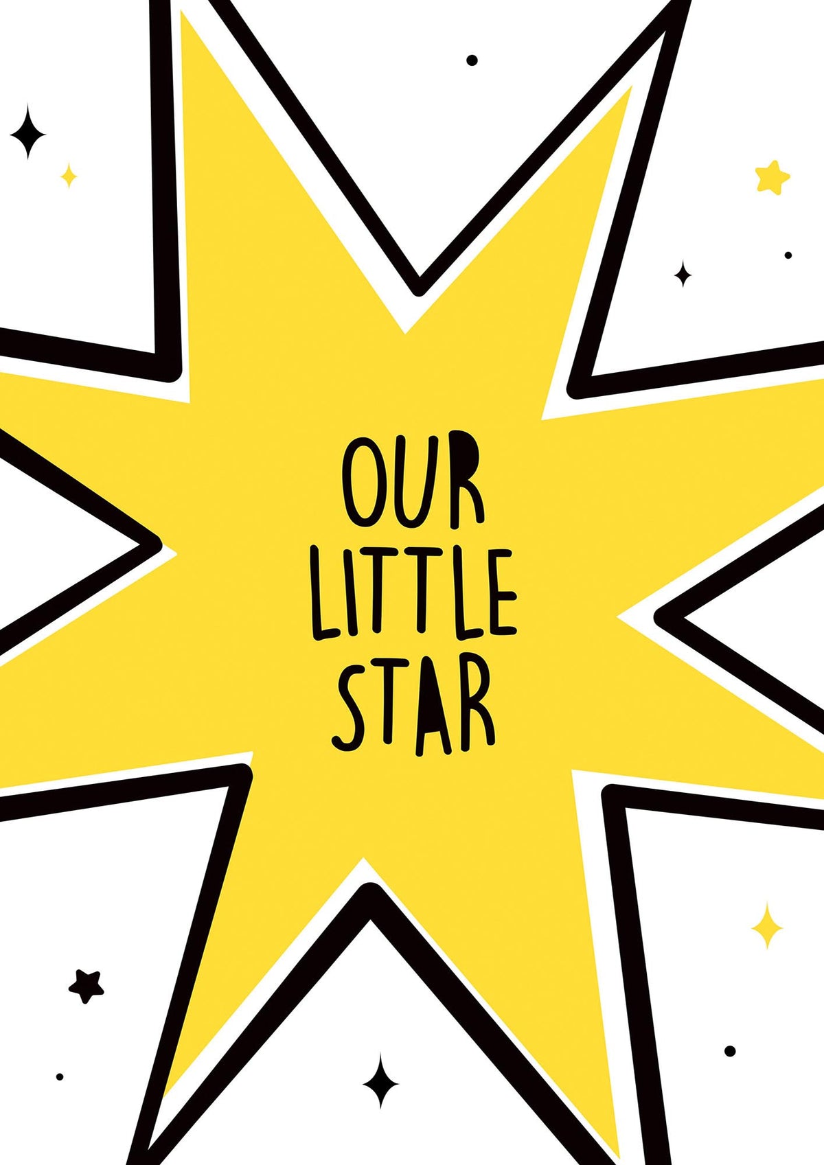 Our Little Star Wall Art - detail