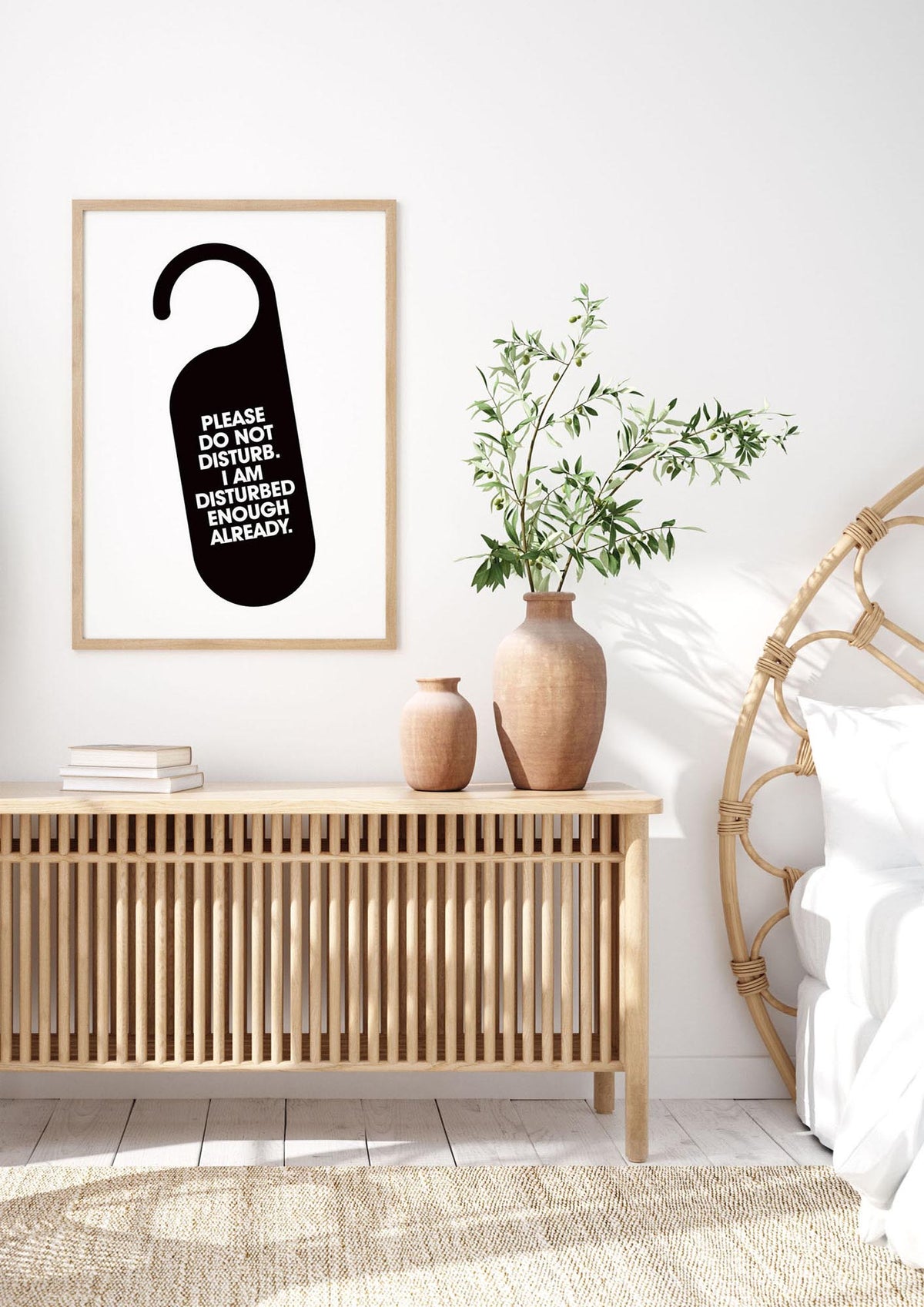 Please Do Not Disturb" Wall Art - bedroom 3