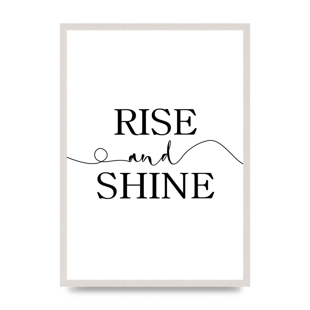 Rise And Shine" Art For The Home - A2 framed