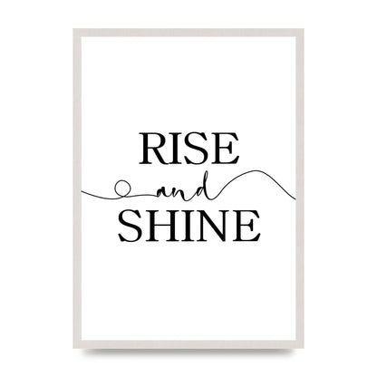 Rise And Shine" Art For The Home - A2 framed