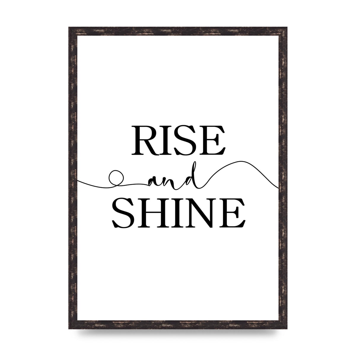 Rise And Shine" Art For The Home - A2 framed