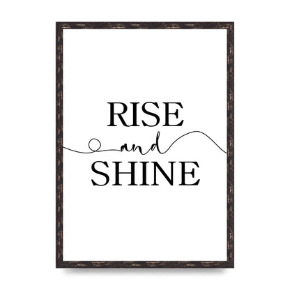 Rise And Shine" Art For The Home - A2 framed