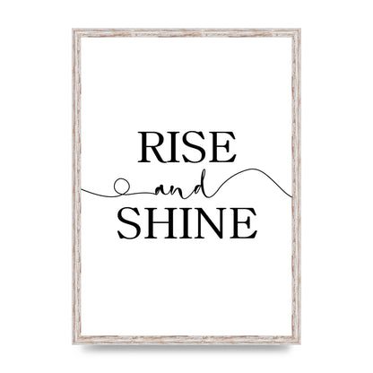 Rise And Shine" Art For The Home - A2 framed