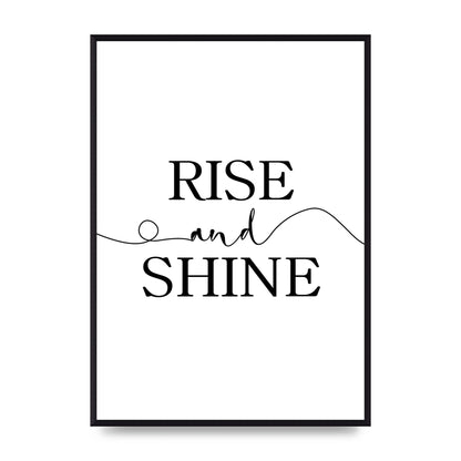 Rise And Shine" Art For The Home - A2 framed