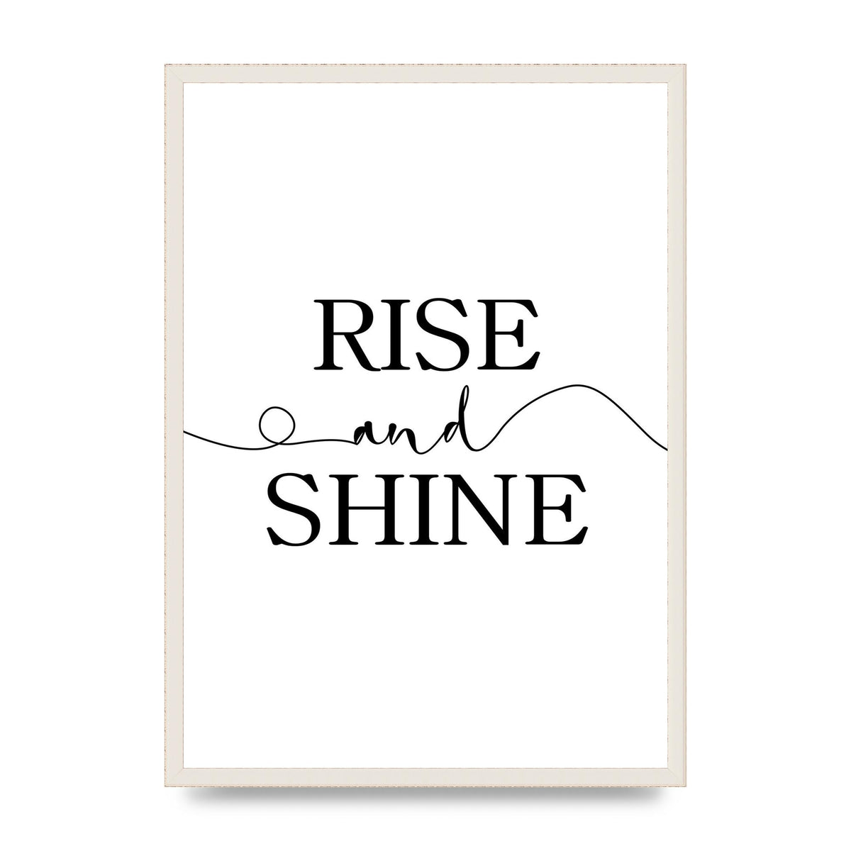 Rise And Shine" Art For The Home - A2 framed